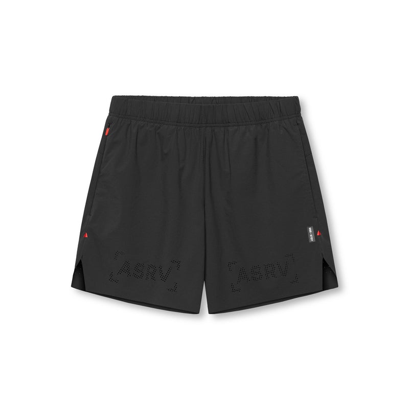 Asrv 0737. Ripstop 6 Perforated Men\'s Shorts Black | 47813CWEY