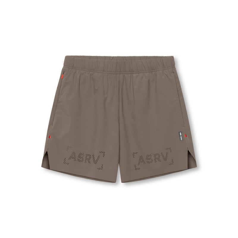 Asrv 0737. Ripstop 6 Perforated Men\'s Shorts Grey Brown | 84120JKXS