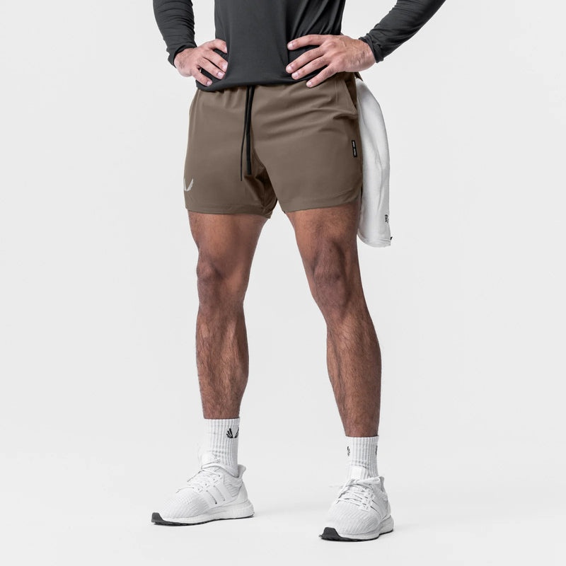 Asrv 0751. Tetra-Lite™ 5 Linerless Men's Shorts Grey Brown | 63814TYIP