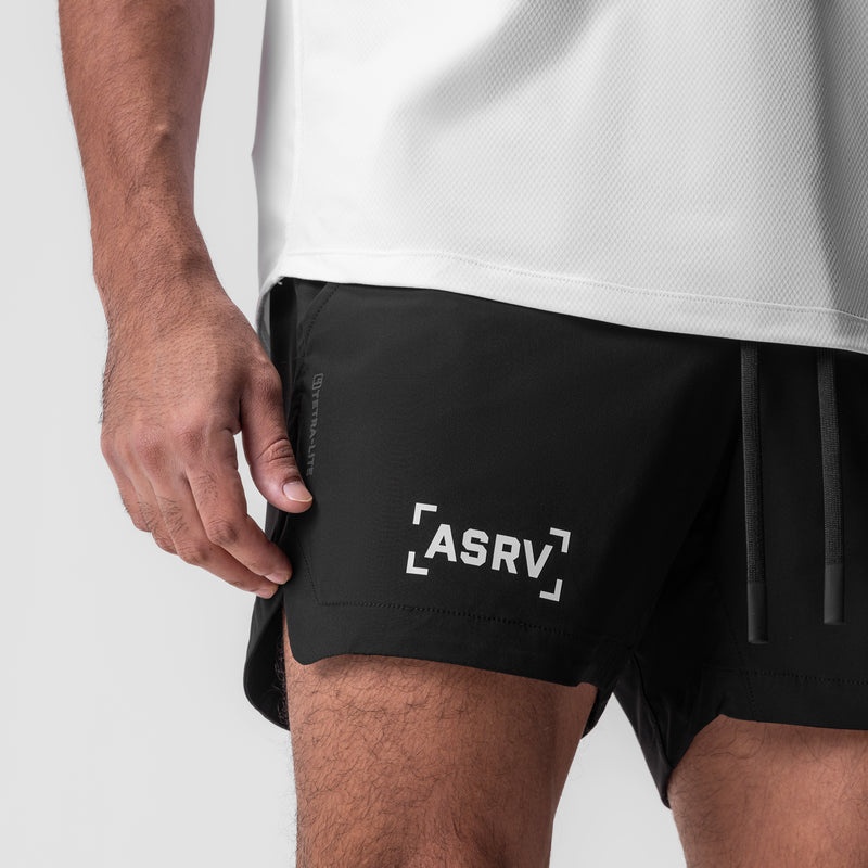 Asrv 0751. Tetra-Lite™ 5 Linerless Men's Shorts Black | 07536WGXI