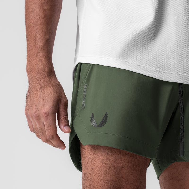 Asrv 0751. Tetra-Lite™ 5 Linerless Men's Shorts Olive | 62803UTPS