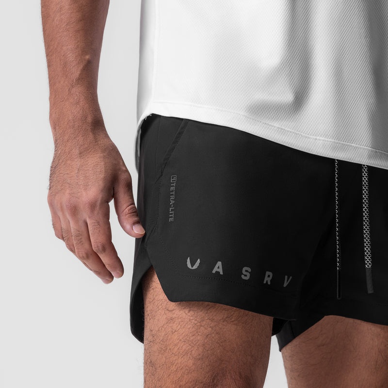 Asrv 0751. Tetra-Lite™ 5 Linerless Men's Shorts Black | 40917JUCO