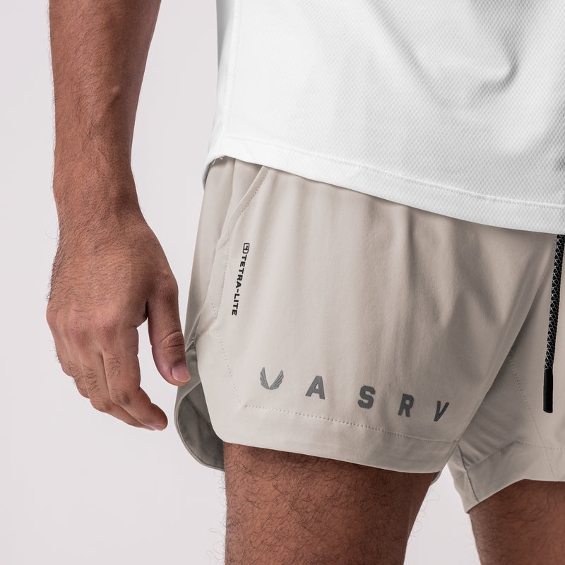 Asrv 0751. Tetra-Lite™ 5 Linerless Men's Shorts White | 91637PHWM