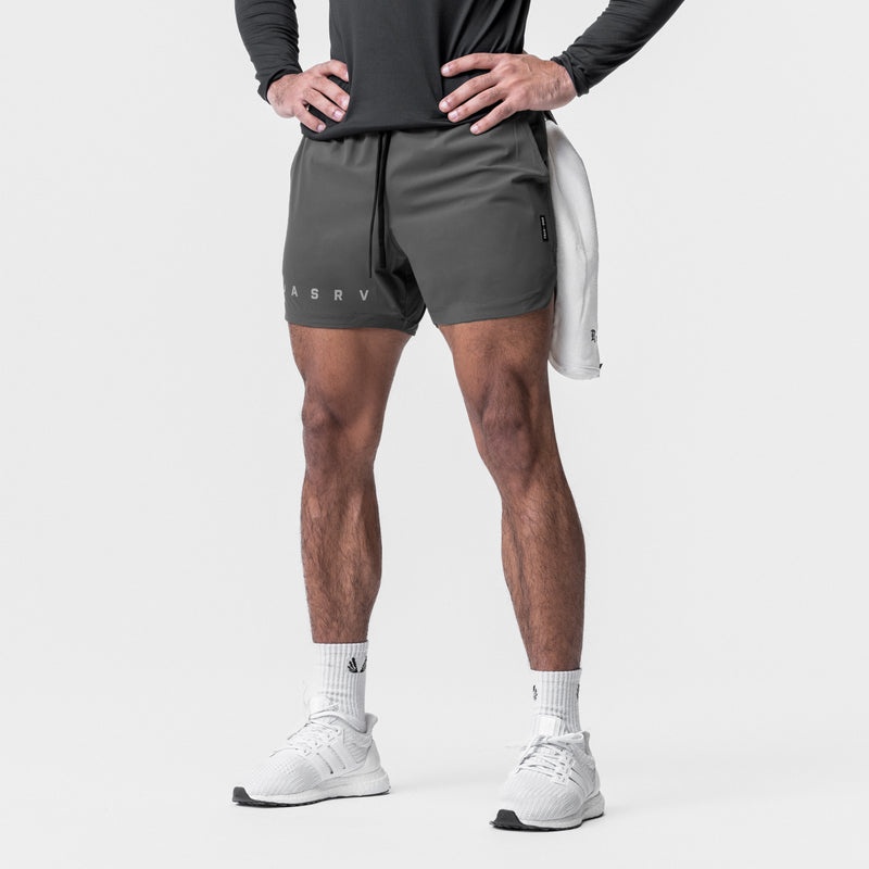 Asrv 0751. Tetra-Lite™ 5 Linerless Men's Shorts Grey | 28035MXQL