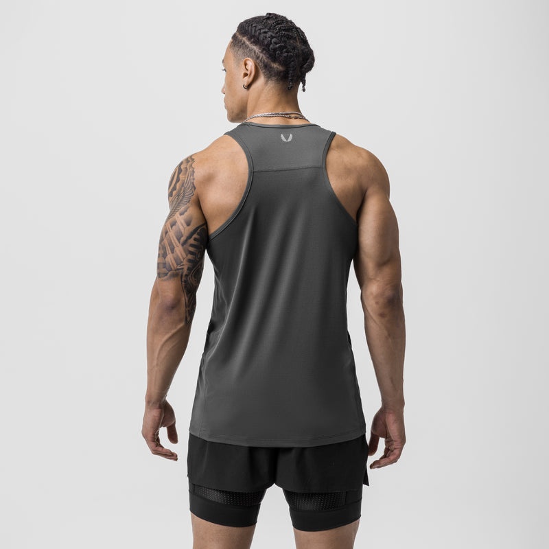 Asrv 0754. AeroSilver® Training Singlet Men's Tanks Grey | 36194QYOR