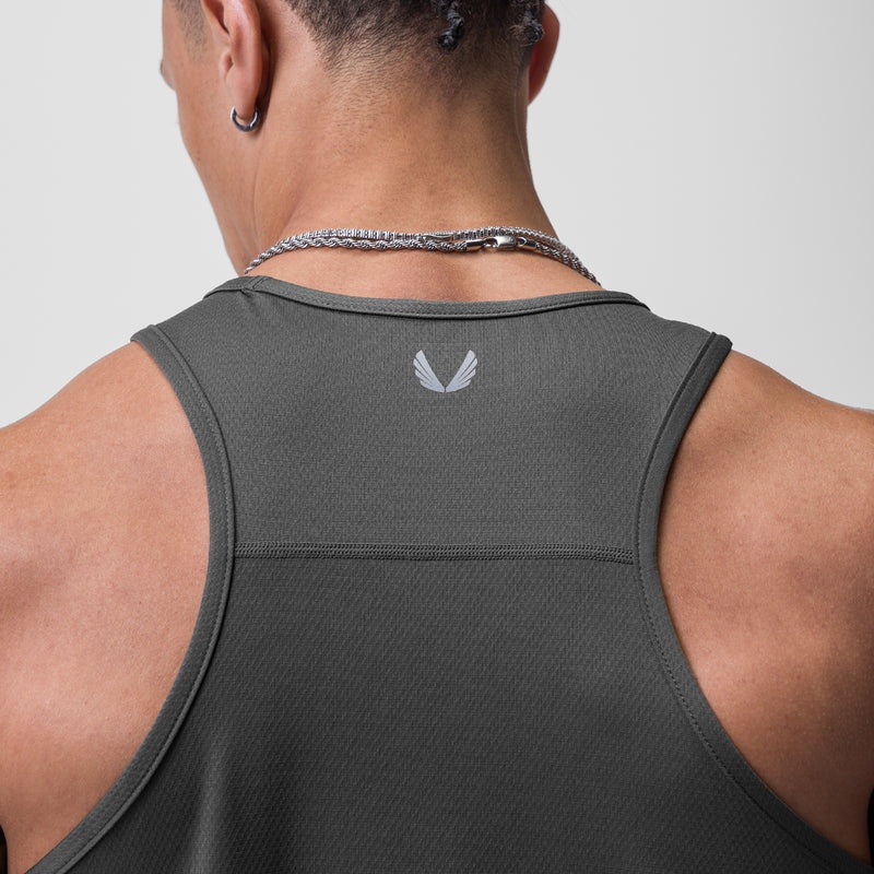 Asrv 0754. AeroSilver® Training Singlet Men's Tanks Grey | 36194QYOR