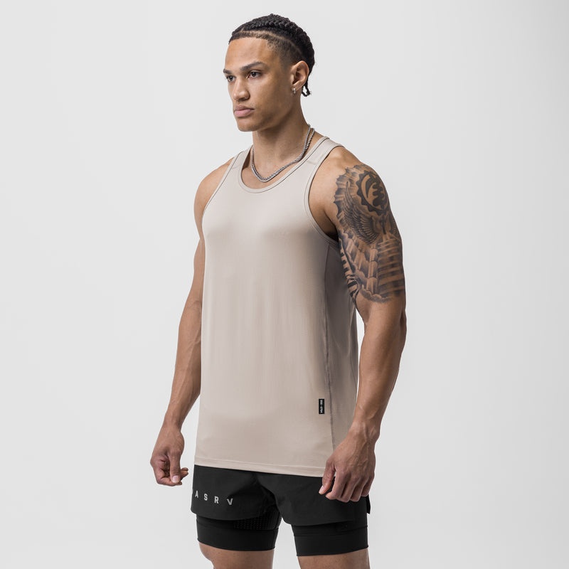 Asrv 0754. AeroSilver® Training Singlet Men's Tanks Grey | 10658ZNYQ