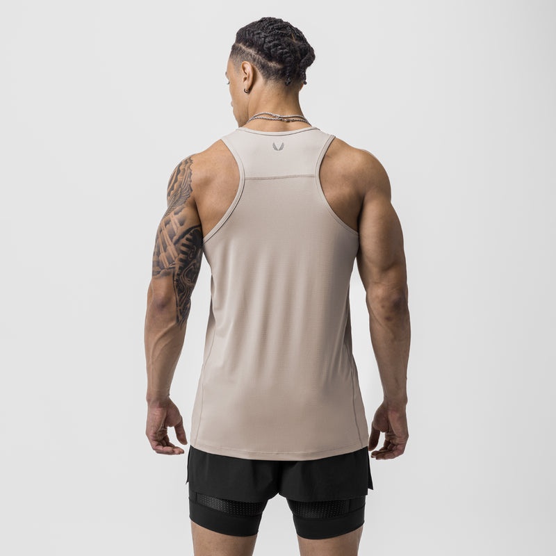 Asrv 0754. AeroSilver® Training Singlet Men's Tanks Grey | 10658ZNYQ