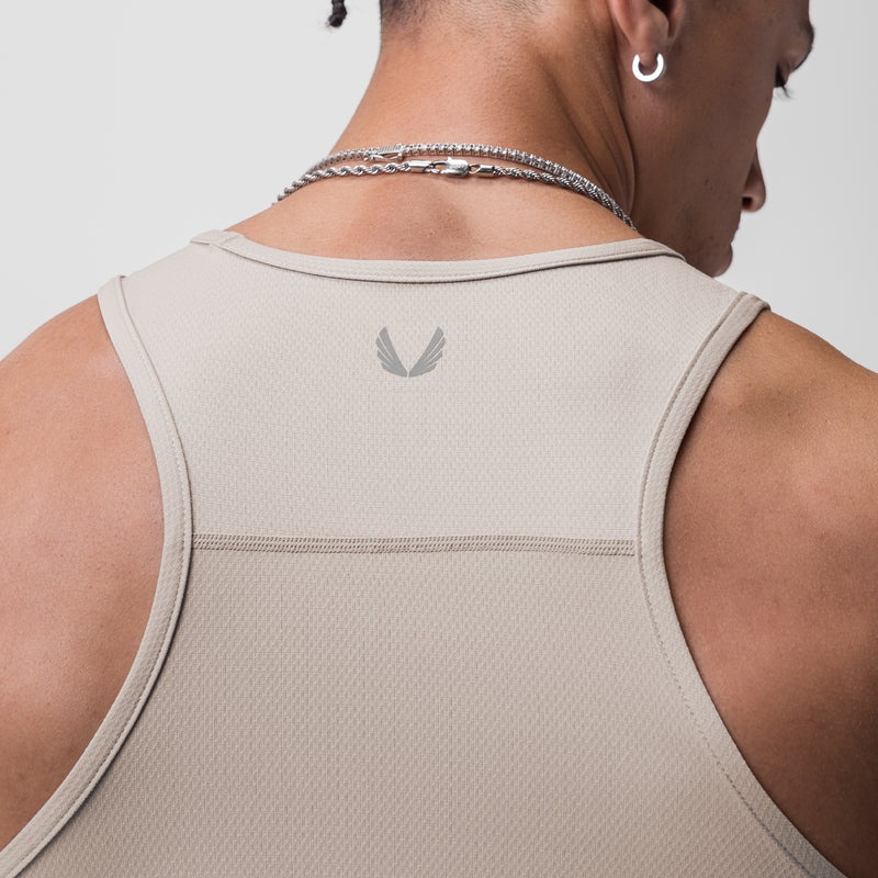 Asrv 0754. AeroSilver® Training Singlet Men's Tanks Grey | 10658ZNYQ