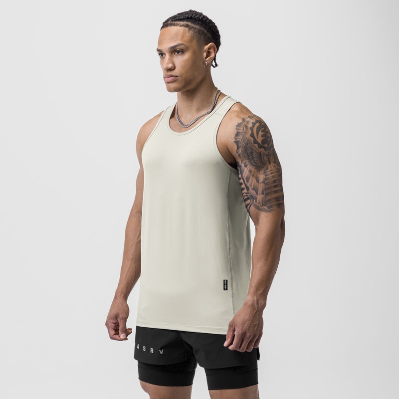 Asrv 0754. AeroSilver® Training Singlet Men's Tanks White | 86502ENPB