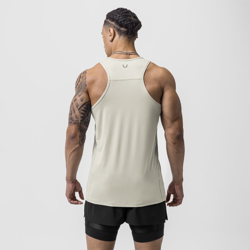 Asrv 0754. AeroSilver® Training Singlet Men's Tanks White | 86502ENPB