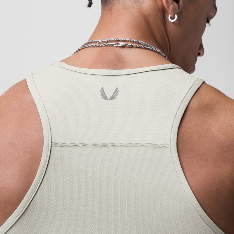 Asrv 0754. AeroSilver® Training Singlet Men's Tanks White | 86502ENPB