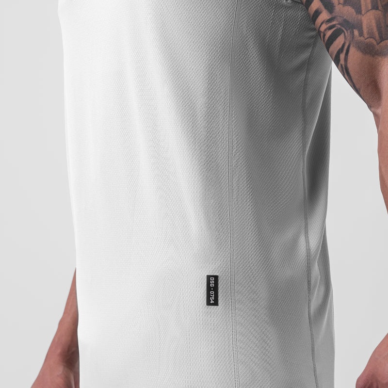 Asrv 0754. AeroSilver® Training Singlet Men's Tanks White | 03871FUYI