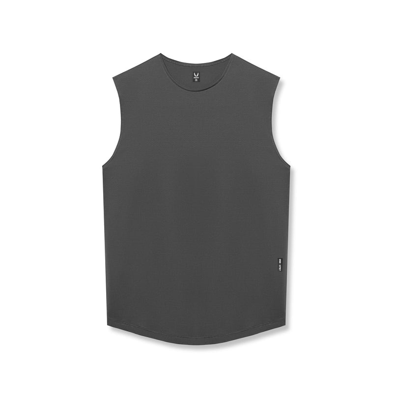 Asrv 0757. AeroSilver® Cutoff Men\'s Tanks Grey | 70195CISM