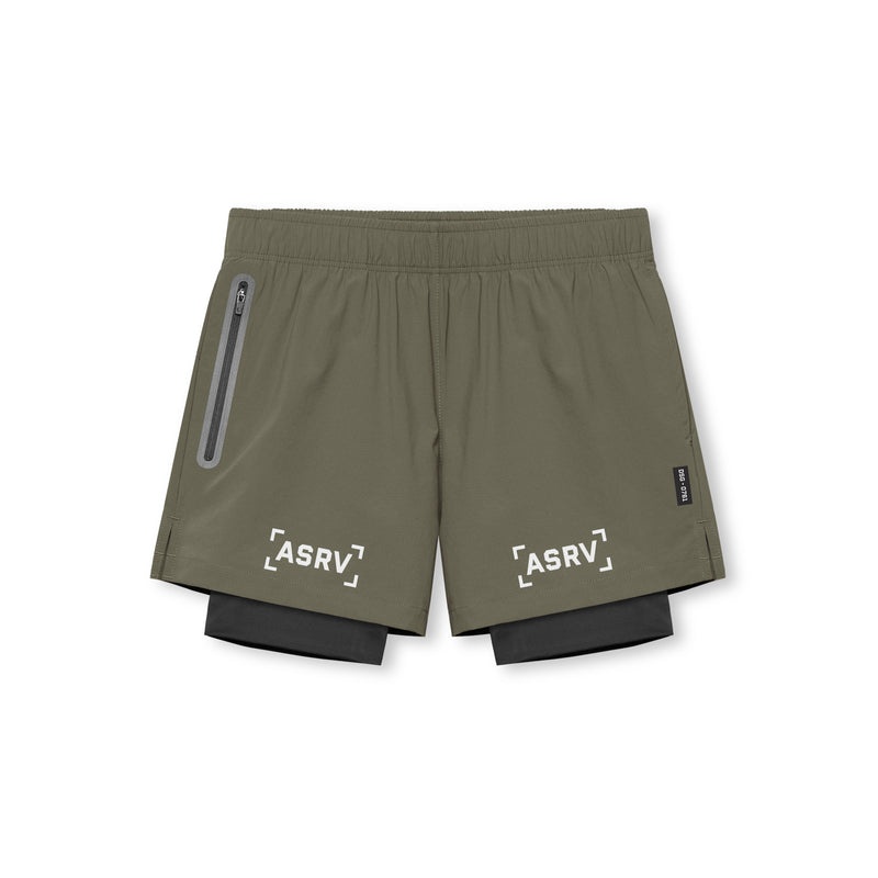 Asrv 0761. Ripstop 5 Liner Men\'s Shorts Olive | 39724WQCZ