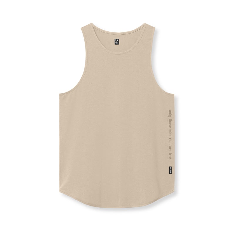 Asrv 0780. Supima® Extended Men\'s Tanks Beige | 57682MCLU