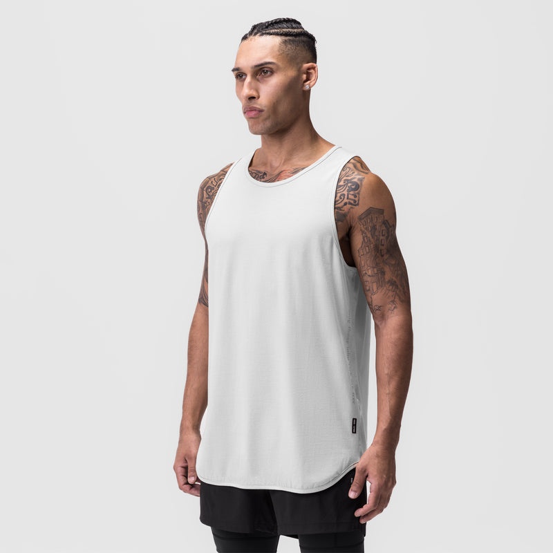 Asrv 0780. Supima® Extended Men's Tanks White | 13068JCVM