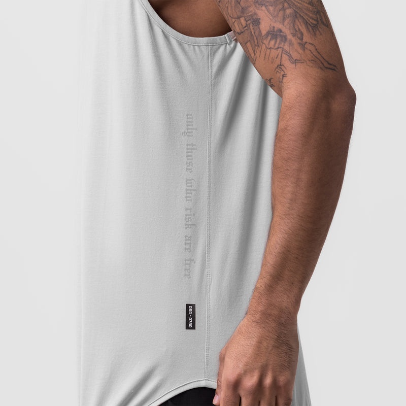 Asrv 0780. Supima® Extended Men's Tanks White | 13068JCVM