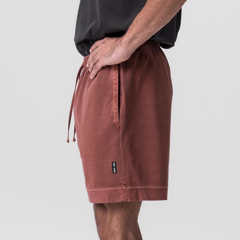 Asrv 0782. Tech Essential™ Sweat Men's Shorts Dark Red | 83702GFZI