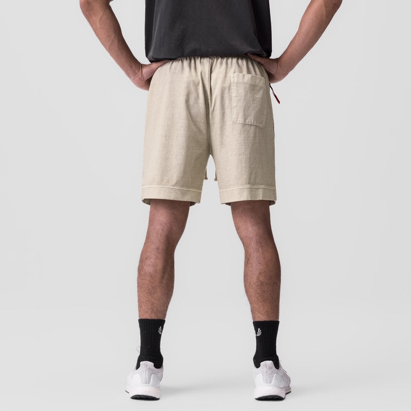 Asrv 0782. Tech Essential™ Sweat Men's Shorts Beige | 52704LFSZ