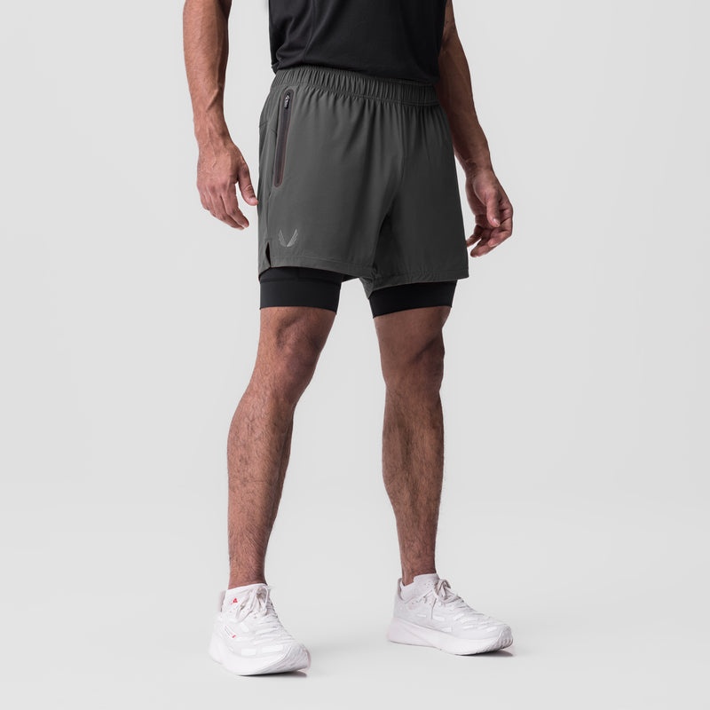 Asrv 0784. Ultralite™ 6 Liner Men's Shorts Black | 64197ZLBG