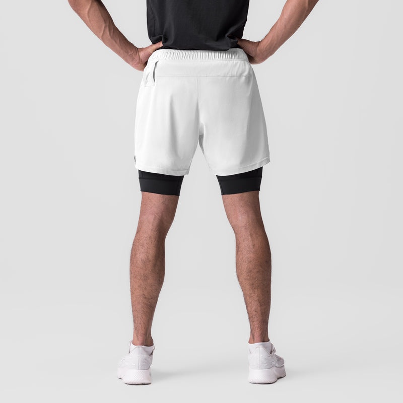 Asrv 0784. Ultralite™ 6 Liner Men's Shorts White / Black | 07953JAYX