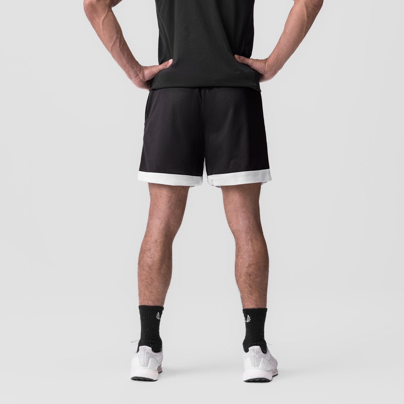 Asrv 0795. SilverPlus™ Mesh Reversible Men's Shorts Black | 76503XVFZ