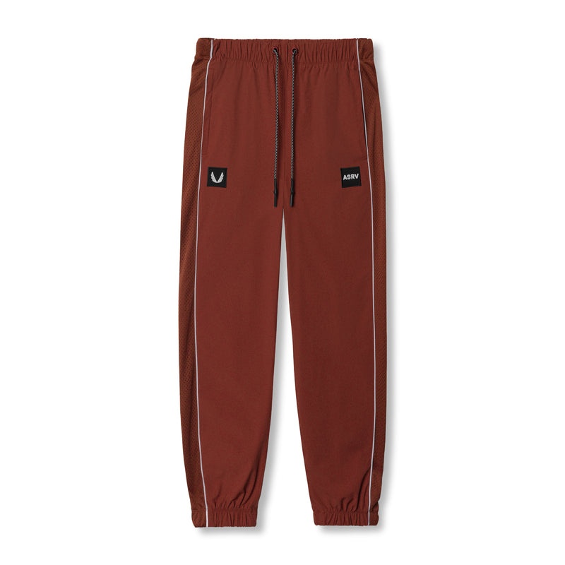 Asrv 0796. Ripstop Oversized Men\'s Track Pants Dark Red | 97845EPZY