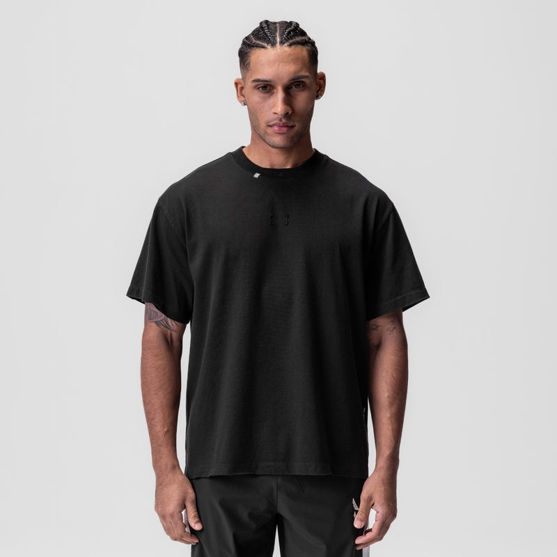 Asrv 0797. Tech Essential™ Relaxed Men's Short Sleeve Black | 87412HIQL