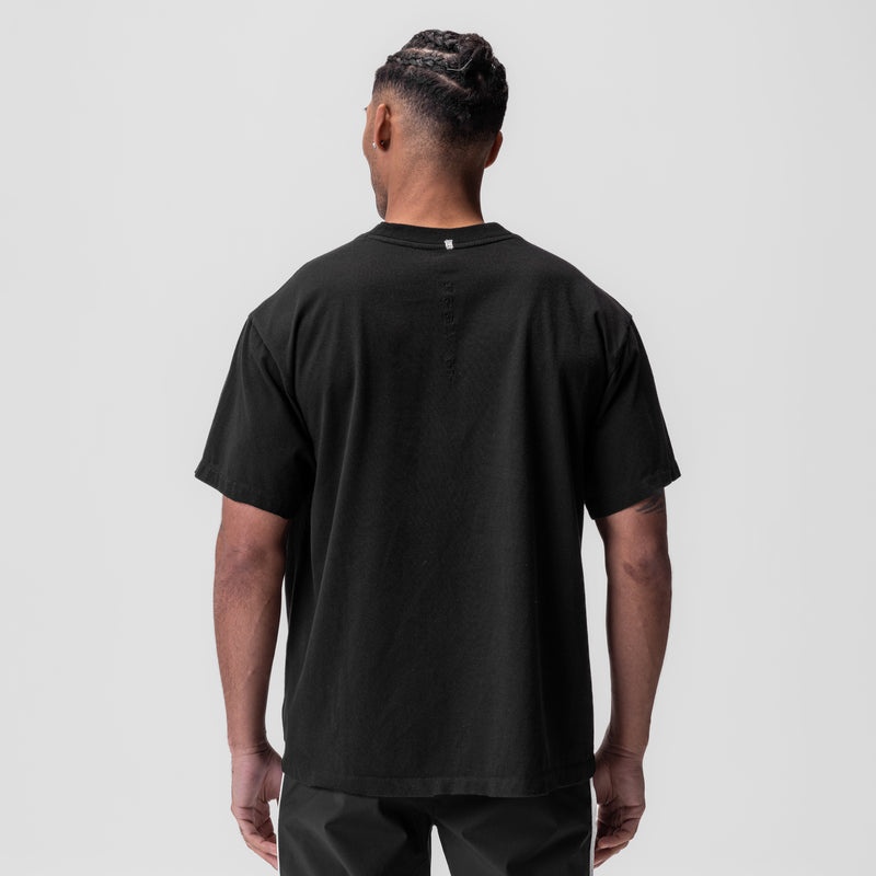 Asrv 0797. Tech Essential™ Relaxed Men's Short Sleeve Black | 87412HIQL