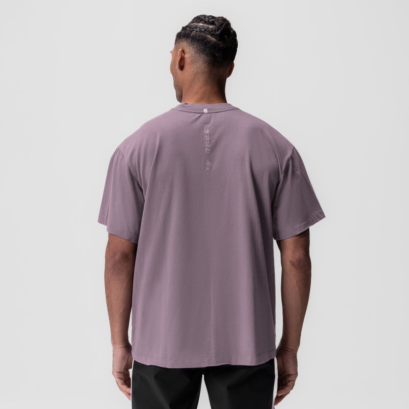 Asrv 0797. Tech Essential™ Relaxed Men's Short Sleeve Purple | 84327WTKF