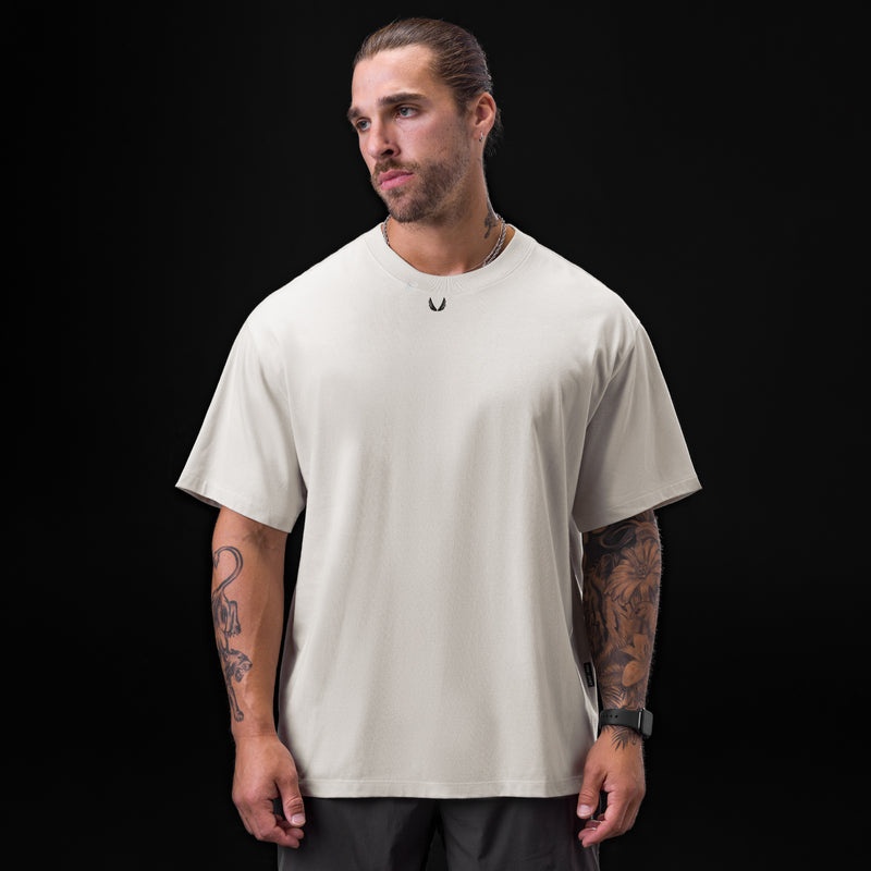 Asrv 0797. Tech Essential™ Relaxed Men's Short Sleeve White | 21536SWFH