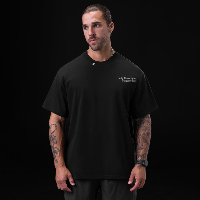 Asrv 0797. Tech Essential™ Relaxed Men's Short Sleeve Black | 96320CBLO