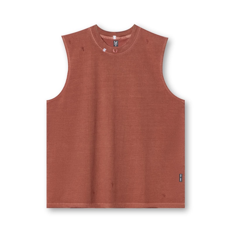 Asrv 0807. Tech Essential™ Relaxed Cutoff Men\'s Tanks Dark Red | 89653AJQL