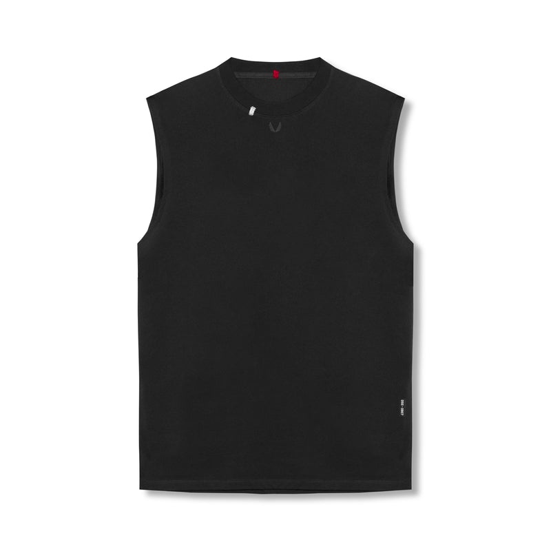 Asrv 0807. Tech Essential™ Relaxed Cutoff Men's Tanks Black | 96184ILTW