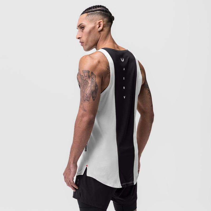 Asrv 0808. Supima® Vented Men's Tanks White | 68409UGWV