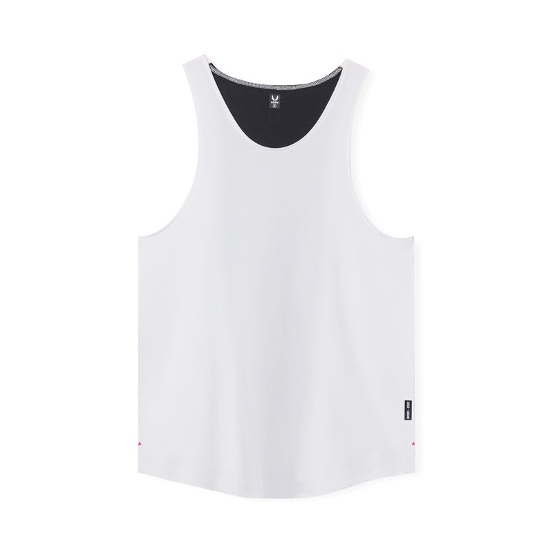 Asrv 0808. Supima® Vented Men\'s Tanks White | 68409UGWV