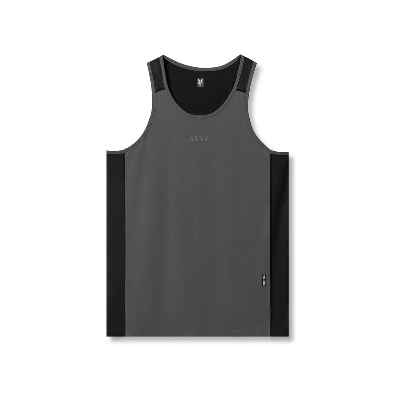 Asrv 0809. Supima® Mesh Panel Training Singlet Men\'s Tanks Grey | 72408XPVG