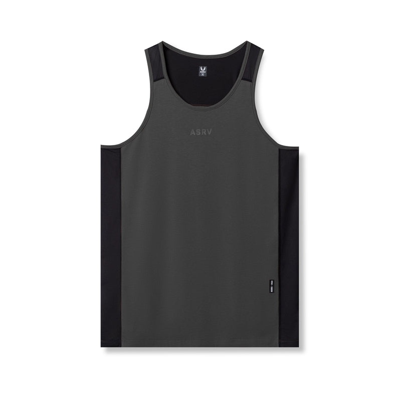 Asrv 0809. Supima® Mesh Panel Training Singlet Men\'s Tanks Deep Grey | 64712KBWM