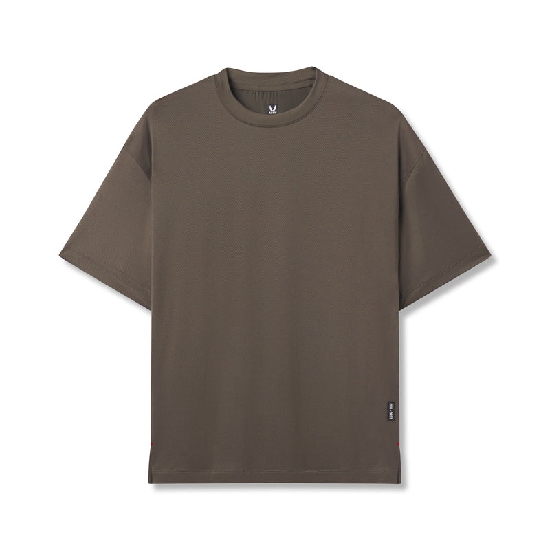 Asrv 0822. AeroSilver® Oversized Men\'s Short Sleeve Grey Brown | 84032UKMZ