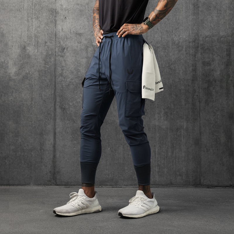 Asrv 0825. Tetra-Lite™ Cargo High Rib Men's Jogger Navy | 03562TRFQ