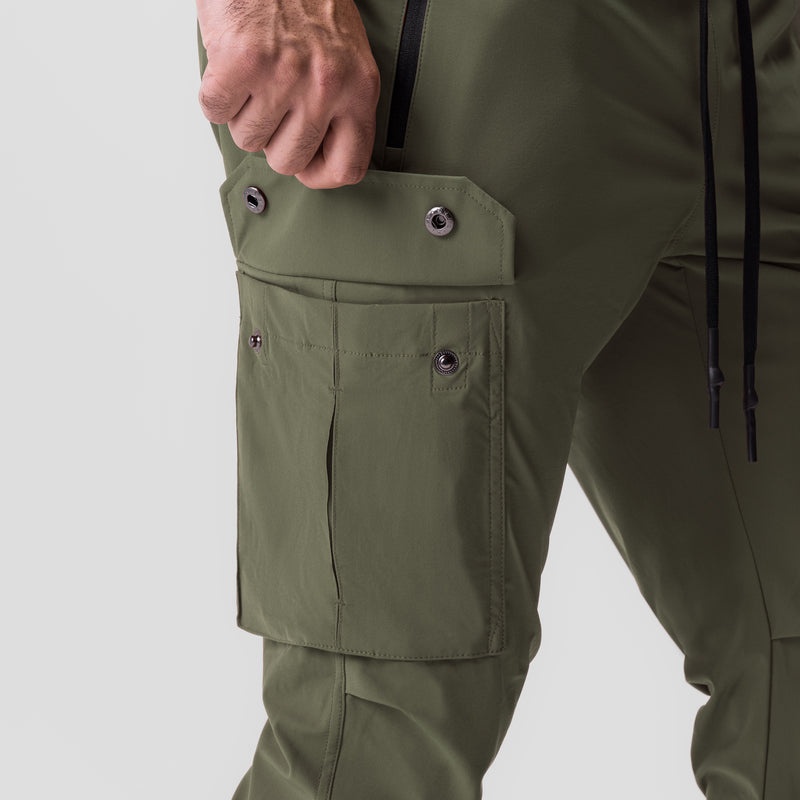 Asrv 0825. Tetra-Lite™ Cargo High Rib Men's Jogger Olive | 94623NQKS