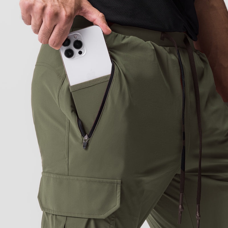 Asrv 0825. Tetra-Lite™ Cargo High Rib Men's Jogger Olive | 94623NQKS