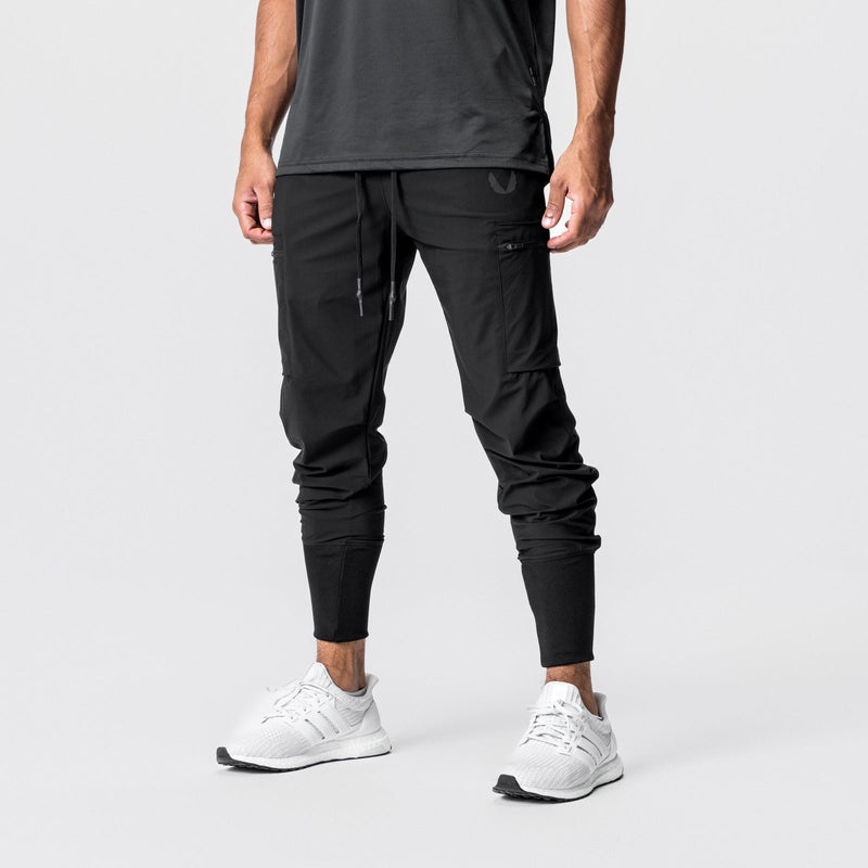 Asrv 0827. Tetra-Lite™ Inlay Pocket High Rib Men's Jogger Black | 86524NCVU