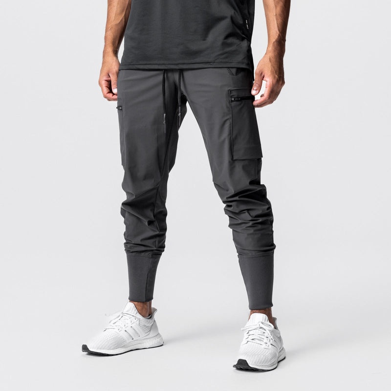 Asrv 0827. Tetra-Lite™ Inlay Pocket High Rib Men's Jogger Grey | 17962EBGF