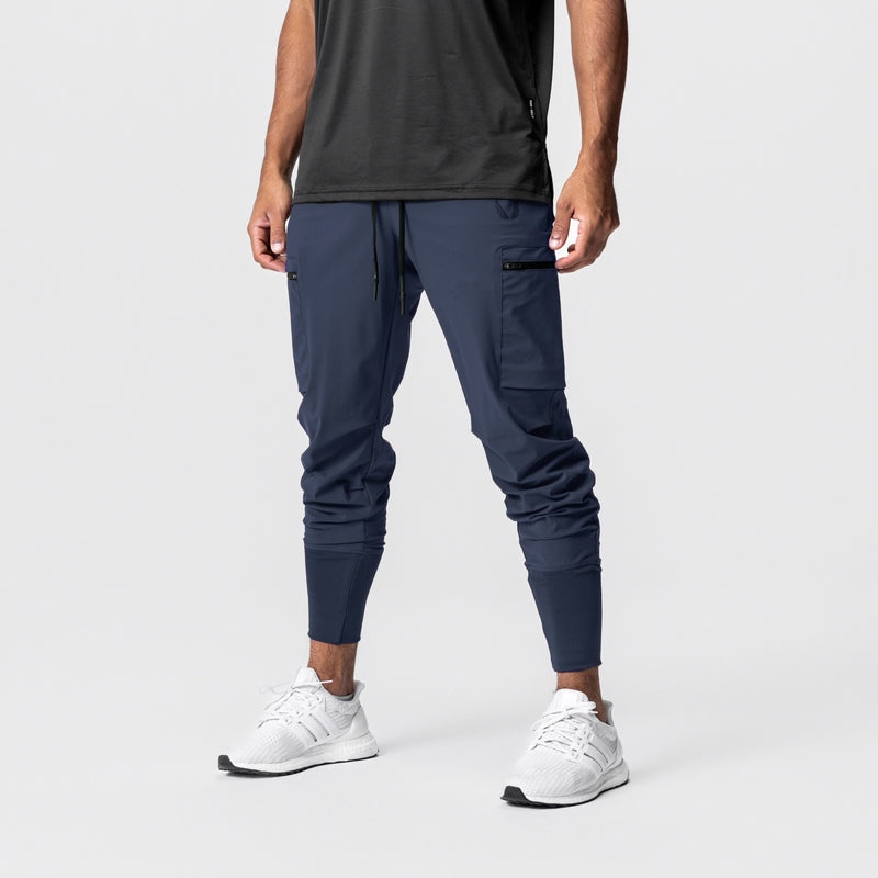 Asrv 0827. Tetra-Lite™ Inlay Pocket High Rib Men's Jogger Navy | 96782IOYH