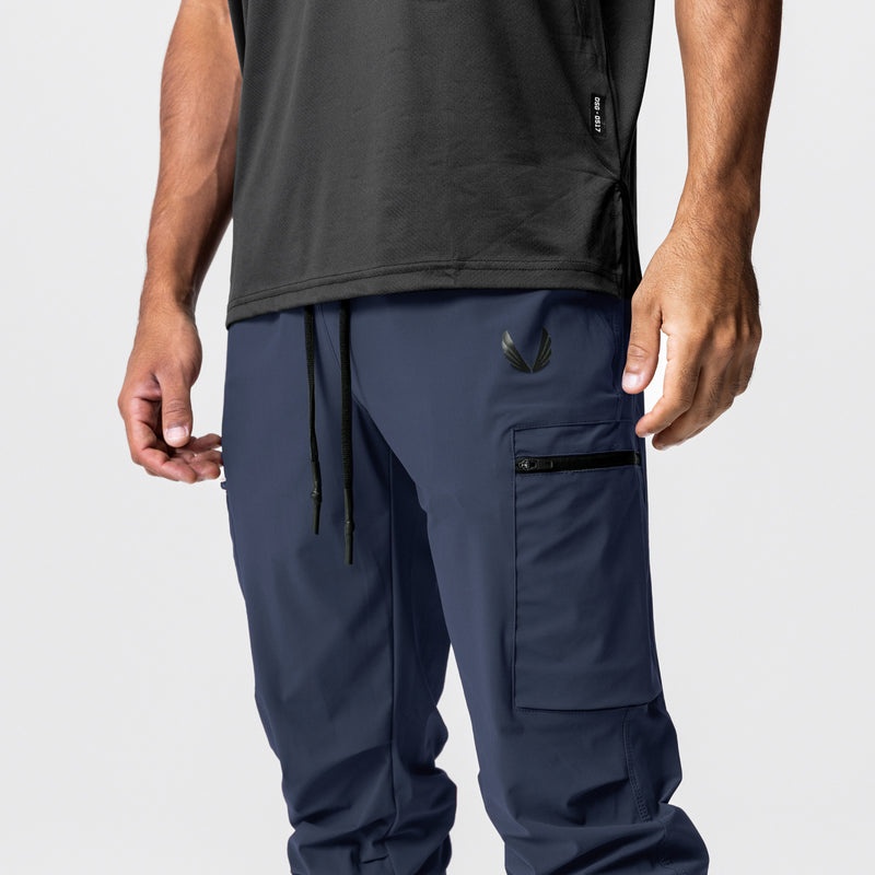 Asrv 0827. Tetra-Lite™ Inlay Pocket High Rib Men's Jogger Navy | 96782IOYH