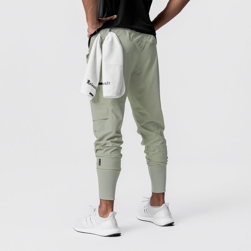 Asrv 0827. Tetra-Lite™ Inlay Pocket High Rib Men's Jogger Olive | 84069BDKZ