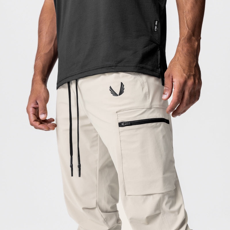 Asrv 0827. Tetra-Lite™ Inlay Pocket High Rib Men's Jogger Brown | 50347RDKC