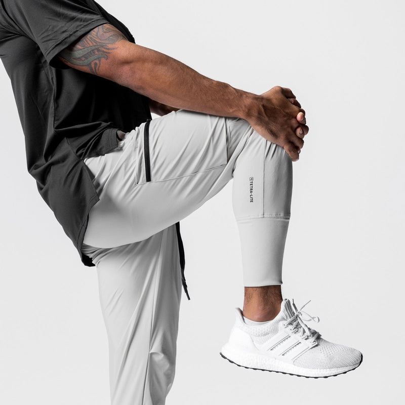 Asrv 0827. Tetra-Lite™ Inlay Pocket High Rib Men's Jogger Grey | 64901ICPT